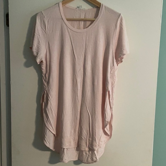 Wilfred Hi Lo Baby Pink Tshirt